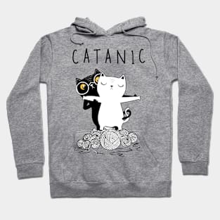 CATANIC, Romantic Cats Hoodie